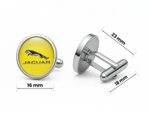 Jaguar Boutons de Manchette Personnalisés Premium Minimal Set